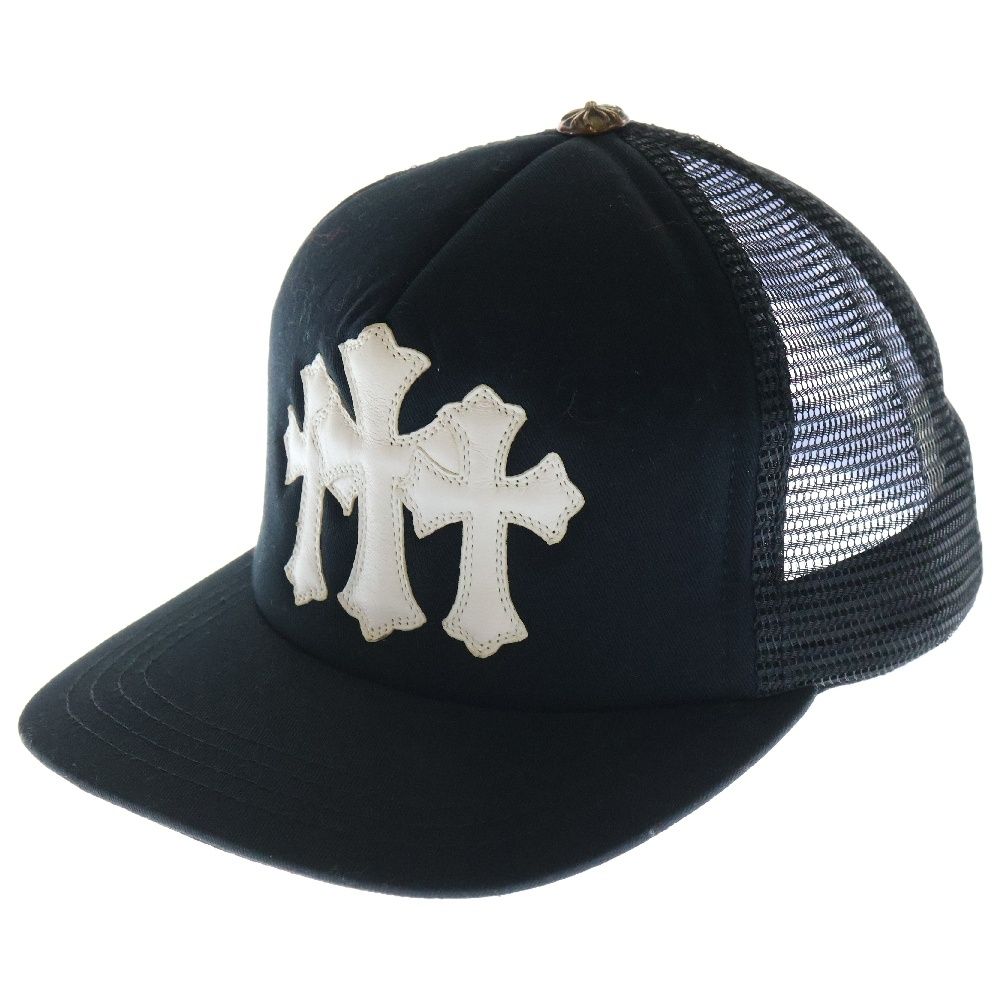 CHROME HEARTS 迷彩 ベースボールキャップレザークロスパッチ