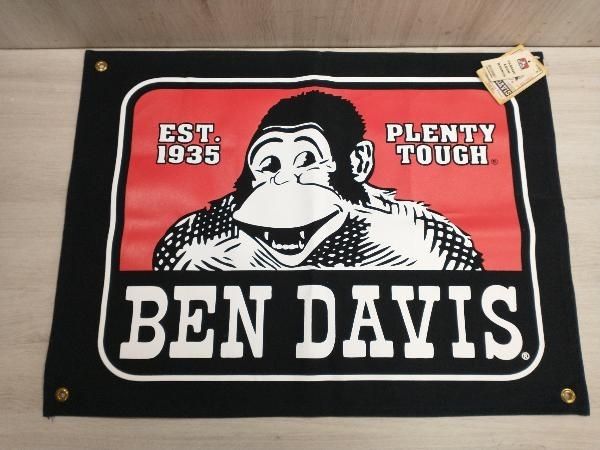 BEN DAVIS ベンデイビス 旗 フラッグ タペストリー 飾りノベルティ BEN DAVIS ベンディビス 旗 フラッグ タペストリー ゴリラ タグ