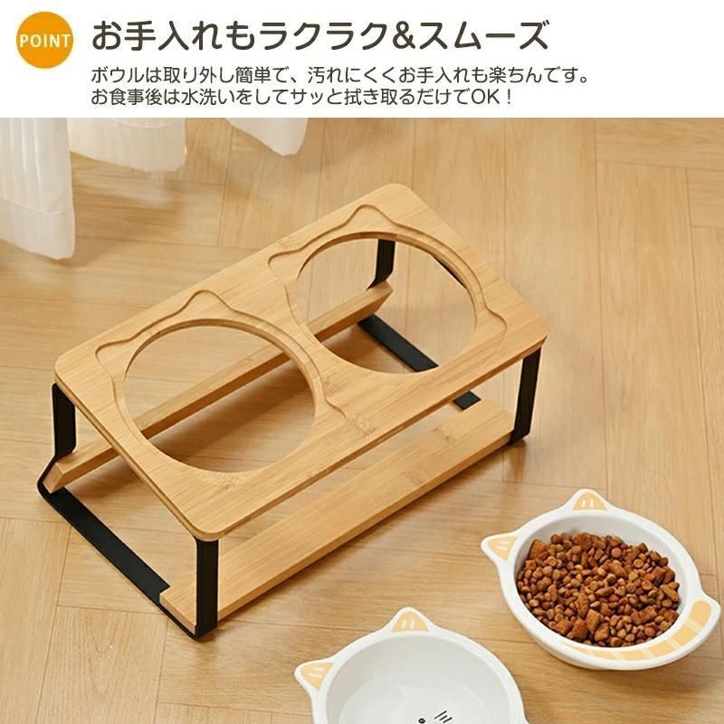 ペット食器 猫食器 フードボウル ペットフードボウル 猫用食器 猫餌入れ 猫 犬 水 食器台 スタンド 陶器 エサ入れ 斜め おすすめ 食べやす WWW_GEBZETESISAT_COM_TR