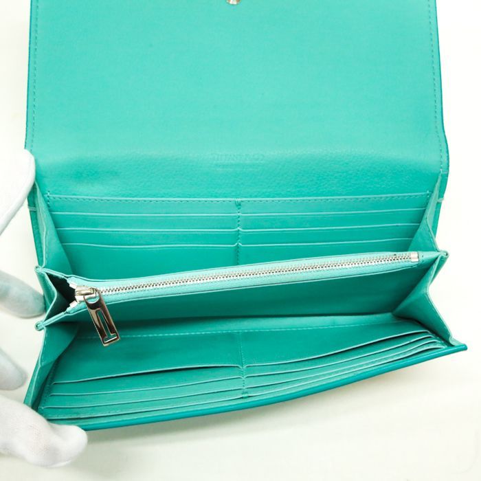 ティファニー アンド コー Tiffany & Co. 長財布 レザー バイ