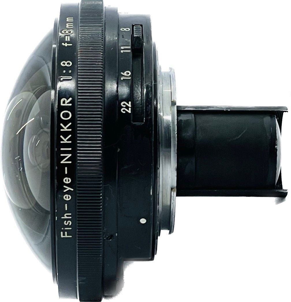 ☆超希少☆Nippon Kogaku Fish-eye-NIKKOR 8mm F8 ファインダー付き