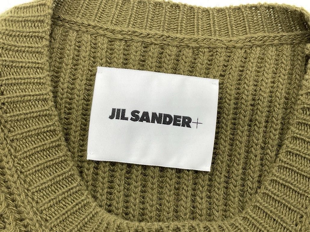 【美品】Jil Sander 24AW ジルサンダー ケーブルニットセーター Jil Sander ジルサンダー 48(M) ブラウン 24AWケーブルニット