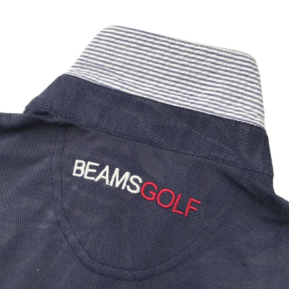 サイズ：M BEAMS GOLF ビームスゴルフ ノースリーブポロシャツ