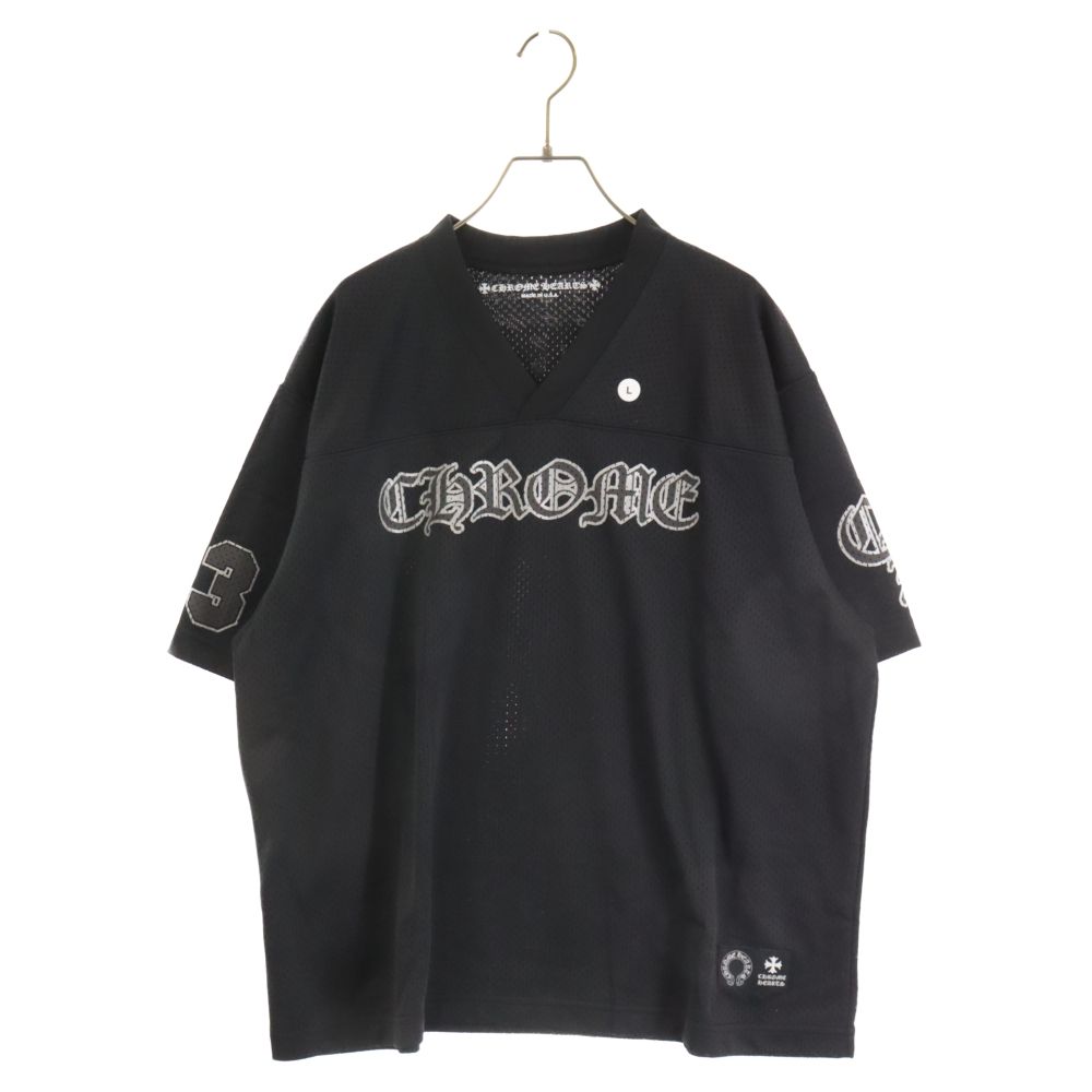 CHROME HEARTS MESH WARM UP JERSEY CH メッシュ クロス Tシャツ CHROME HEARTS MESH WARM UP JERSEY メッシュ クロス ロンT