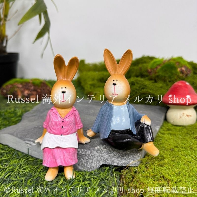 うさぎ ガーデニング ガーデン雑貨ラビットフラワーボード オーナメント おしゃれ　置物 ガーデンオーナメント ラビット うさぎ おしゃれ かわいい ガーデン