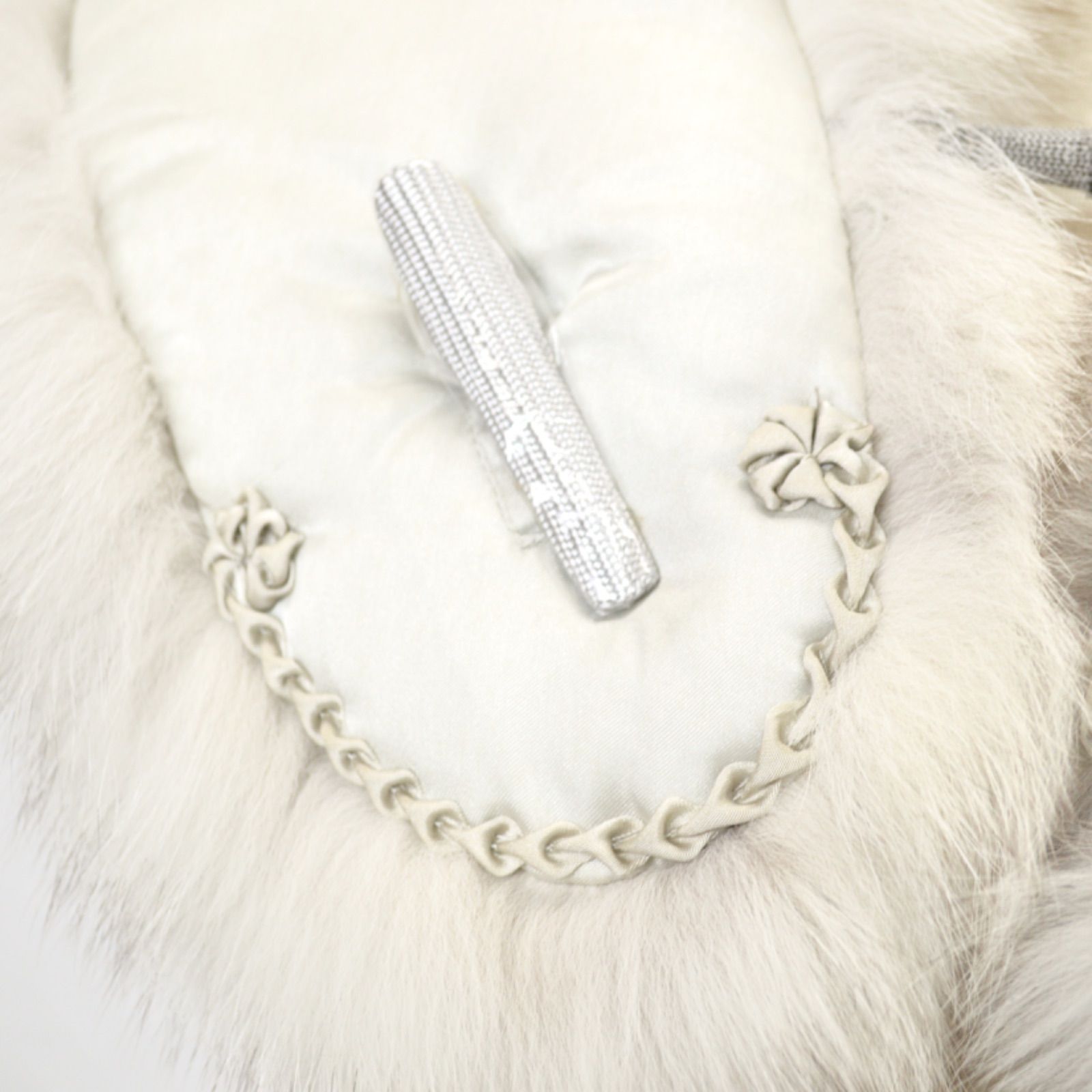 新品》振袖用 ブルーフォックス 高級 ファーショール SAGA FURS 成人式 