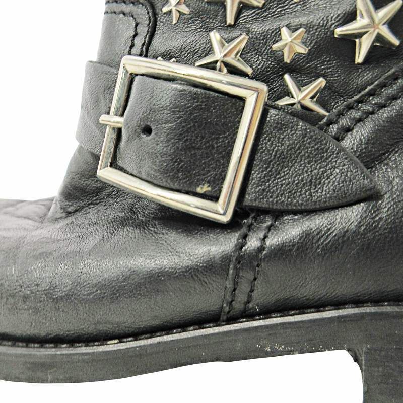 ジミーチュウ JIMMY CHOO 日本限定 スタースタッズ レザー