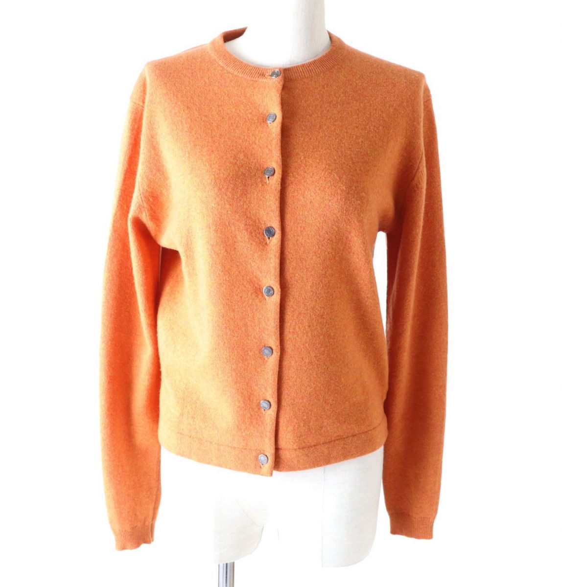 極美品☆HERMES エルメス マルジェラ期 カシミヤ100％ セリエボタン 
