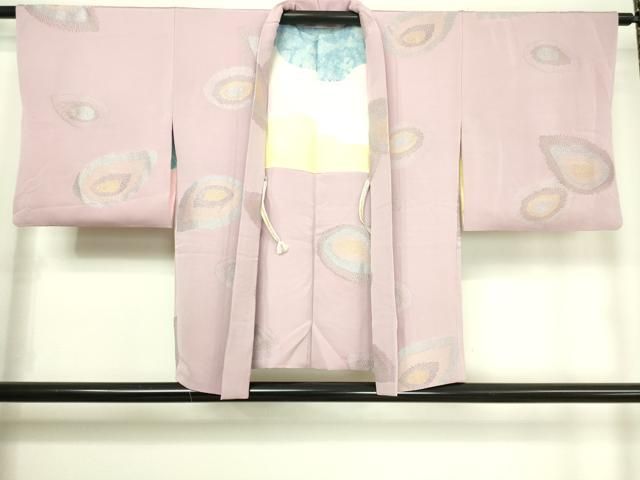平和屋着物羽織　寿光織　舞花文　金糸　正絹　逸品　DAAK9259cm