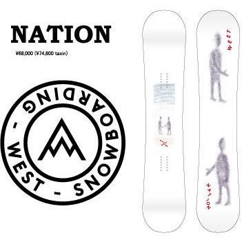 22-23 West Snowboarding SNOWBOARD ウエスト スノーボード NATION