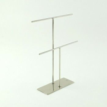 無料の 志成販売 BRASS ディスプレイ スタンド ダブル シルバー 308953SL 激安で季節を先取り。