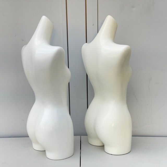 （2体セット）レディースマネキン リアルマネキン トルソー 服飾 ２体セット トルソー 上半身 2点セット 【中古】 レディース マネキン 女性