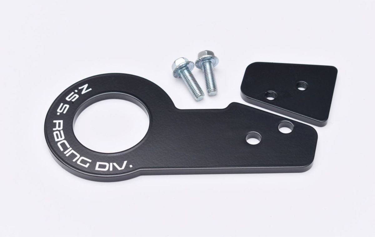 Z.S.S. ZC33S スイフト 牽引フック ブラック 黒 全長 180mm フック部分開口部φ50mm ZSS