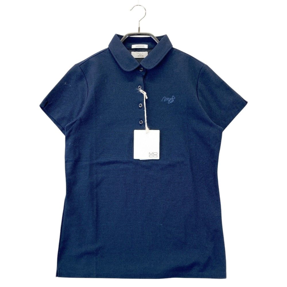 マコ出品 サイズ：40 MOCO モコ 22-2191240 半袖ポロシャツ ネイビー系
