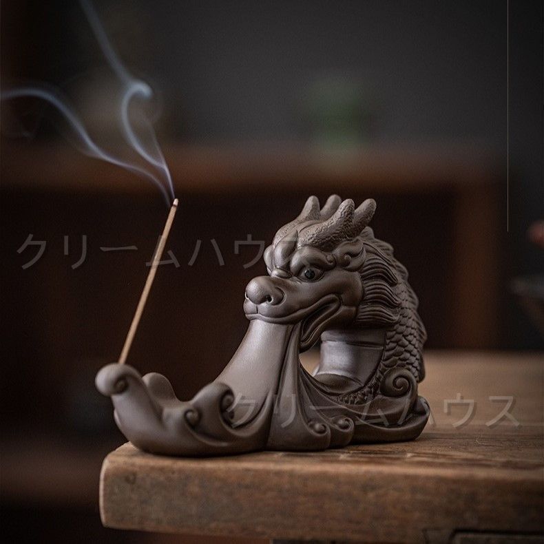 新品?未使用】 お香立て 龍 竜 お香 線香 線香立て ドラゴン
