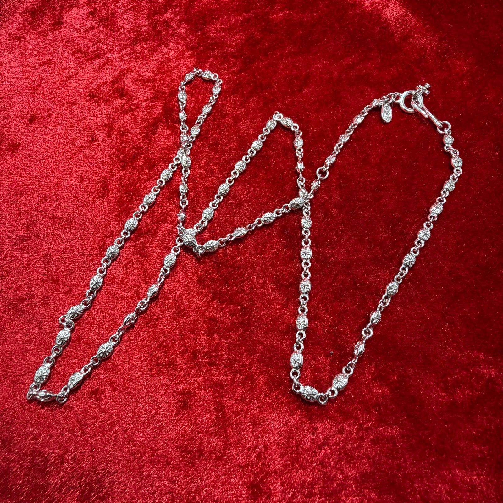 人気アイテムお得に購入！ タイニークロス ロングチェーン70cmｘ28.6g ジャスティンデイビス|JUSTIN DAVIS