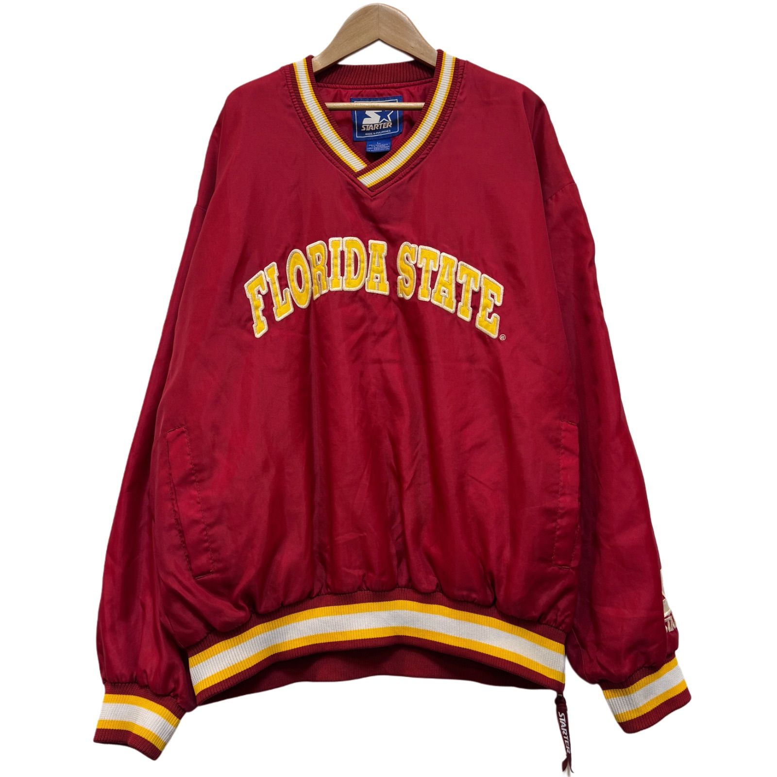 【フロリダ大学】 プルオーバーナイロンジャケット STARTER ナイロンプルオーバー Lサイズ スターター プルオーバー