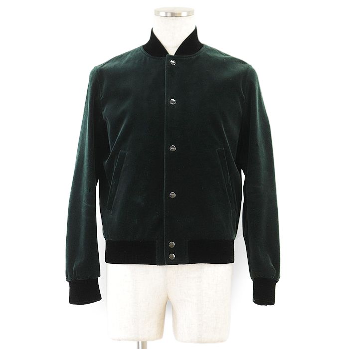 美品】SAINT LAURENT PARIS サンローランパリ バーシティ ブルゾン