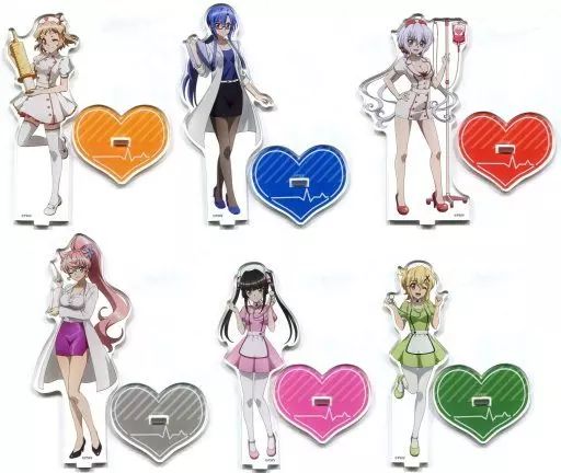 戦姫絶唱シンフォギアXV キャラ福くじ アクリルスタンドC賞全種 中古】アクリルスタンド・アクリルパネル 全6種セット アクリル