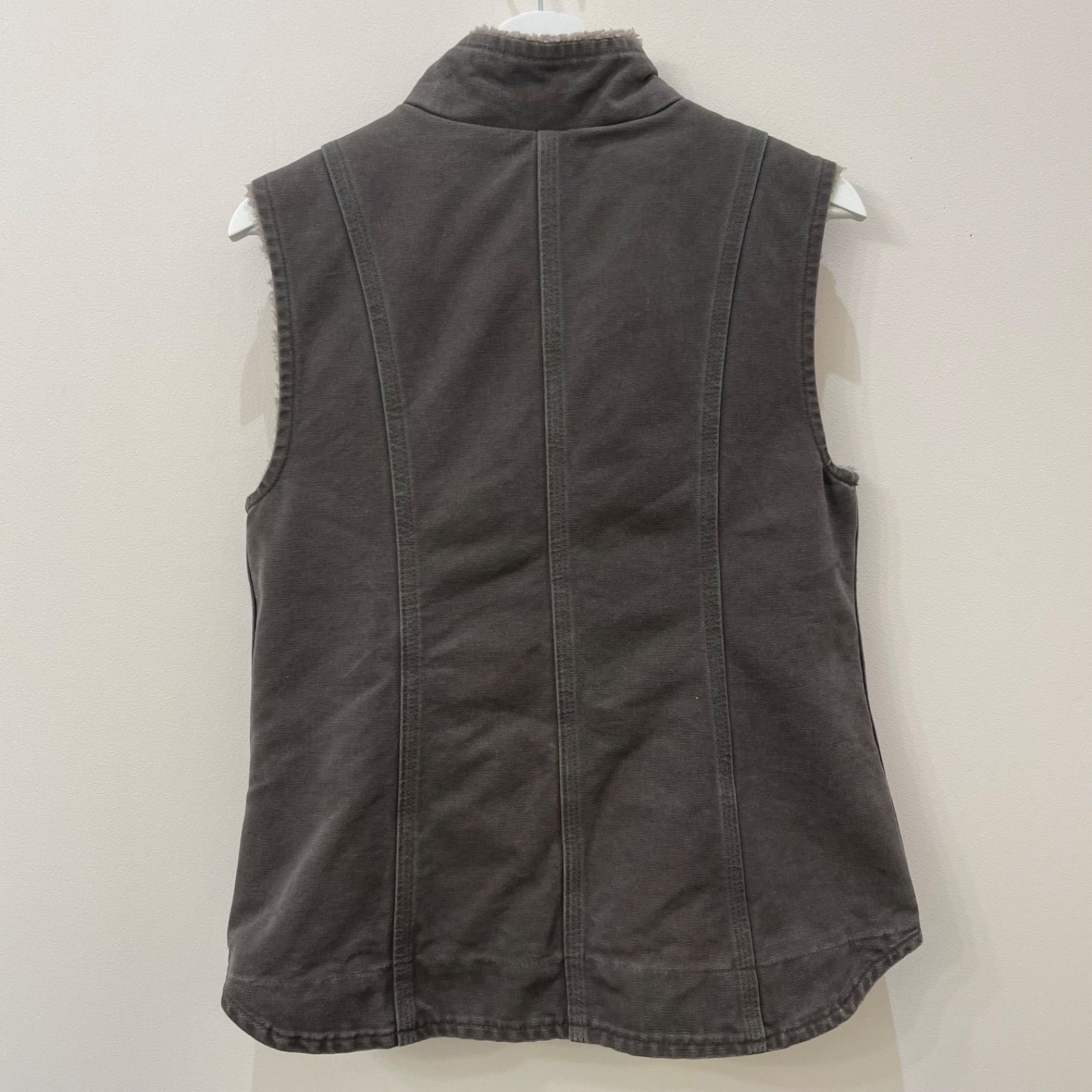 carhartt カーハート 裏ボアダックベスト ワークベスト S(4/6) カーキ 