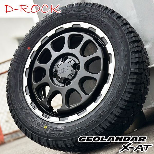 車検対応 14インチ タイヤホイール 4本セット 155|65R14 165|65R14 LT規格 YOKOHAMA GEOLANDAR X-AT ヨコハマ ジオランダー N-VAN ハイゼット エブリイ アクティ サンバー 軽トラック 軽バン 軽自動車