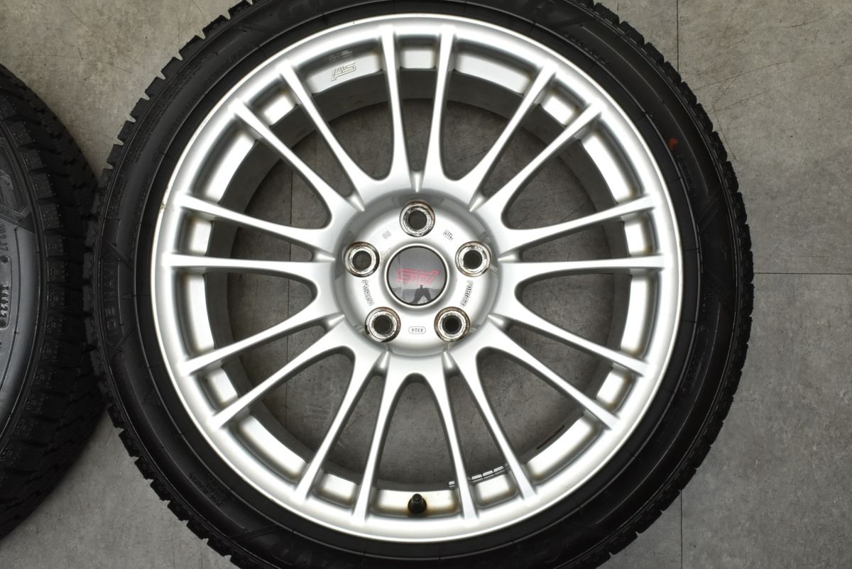 バリ溝】スバル WRX STI 純正 オプション BBS RV739 18in 8.5J +55