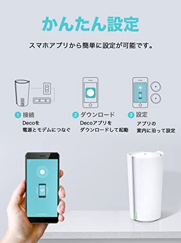 1.AXE11000規格 単品 TP-Link WiFi 6E ルーター メッシュWi-Fiシステム