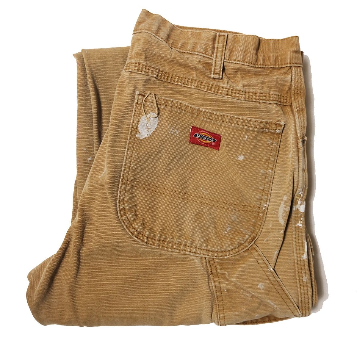 Dickies ダック生地 ペインターパンツ 34×32 ブラウン ディッキーズ Dickies ディッキーズ ダック地 ワークパンツ ペインターパンツ