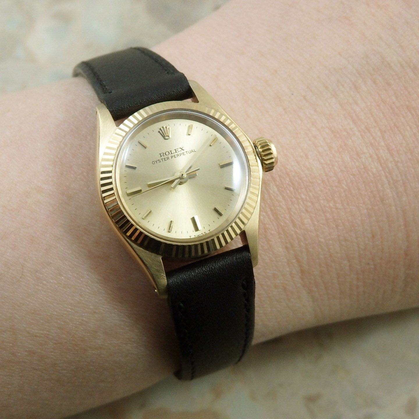 ロレックス オイスター パーペチュアル 6619 YG 金無垢 ROLEX OYSTER