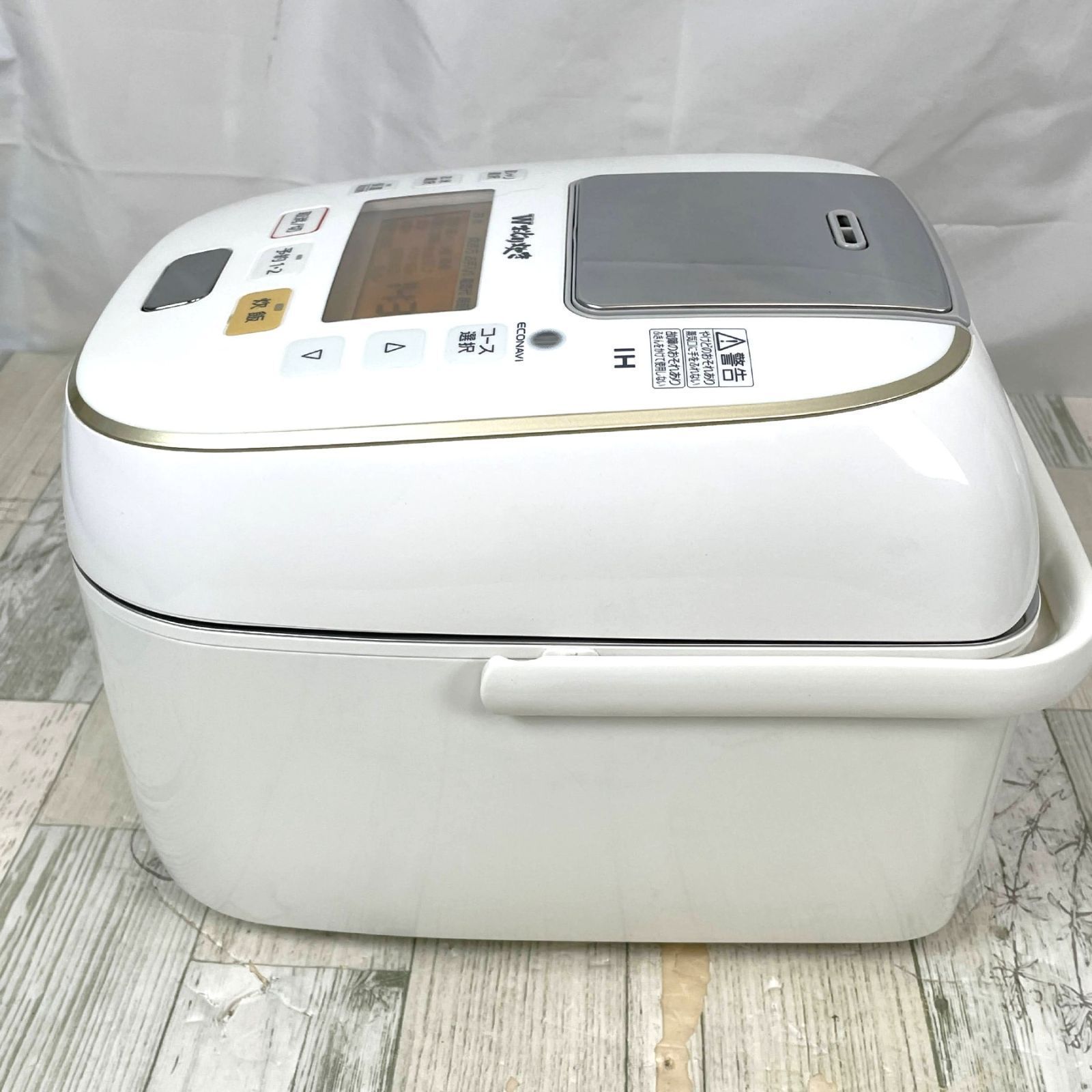 ✨美品✨ Panasonic 炊飯器 SR-PW107-W 5.5合 可変圧力IH W