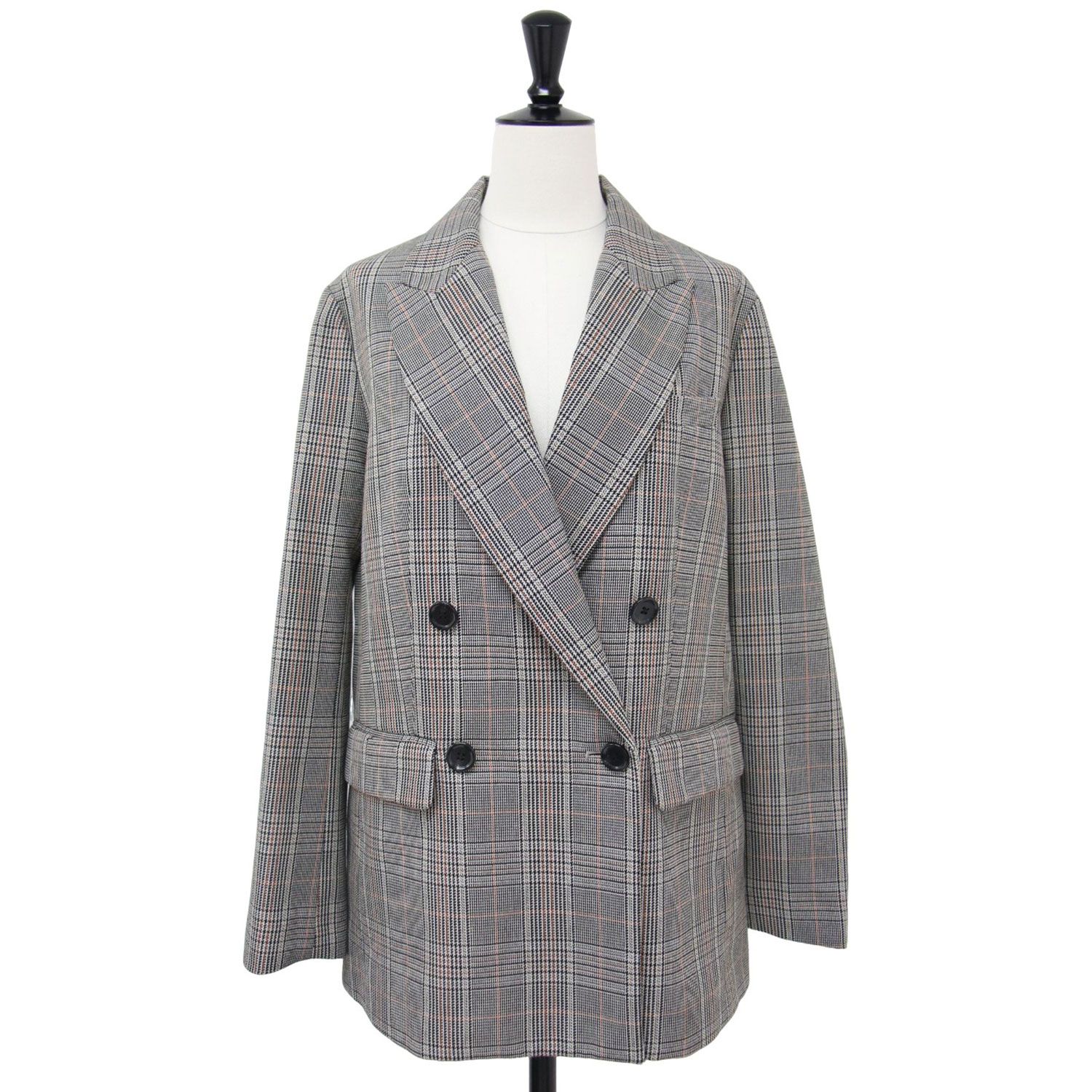 JOURNAL STANDARD relume　チェックダブルジャケット　38 JOURNAL STANDARD relume】チェックダブルジャケット - メルカリ