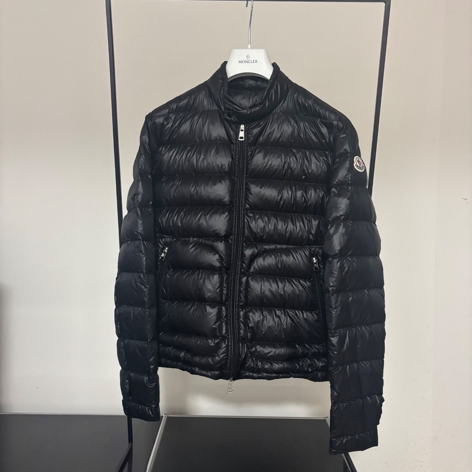 MONCLER☆ACORUS☆ブラック☆ライトダウンジャケット☆サイズ2☆国内 