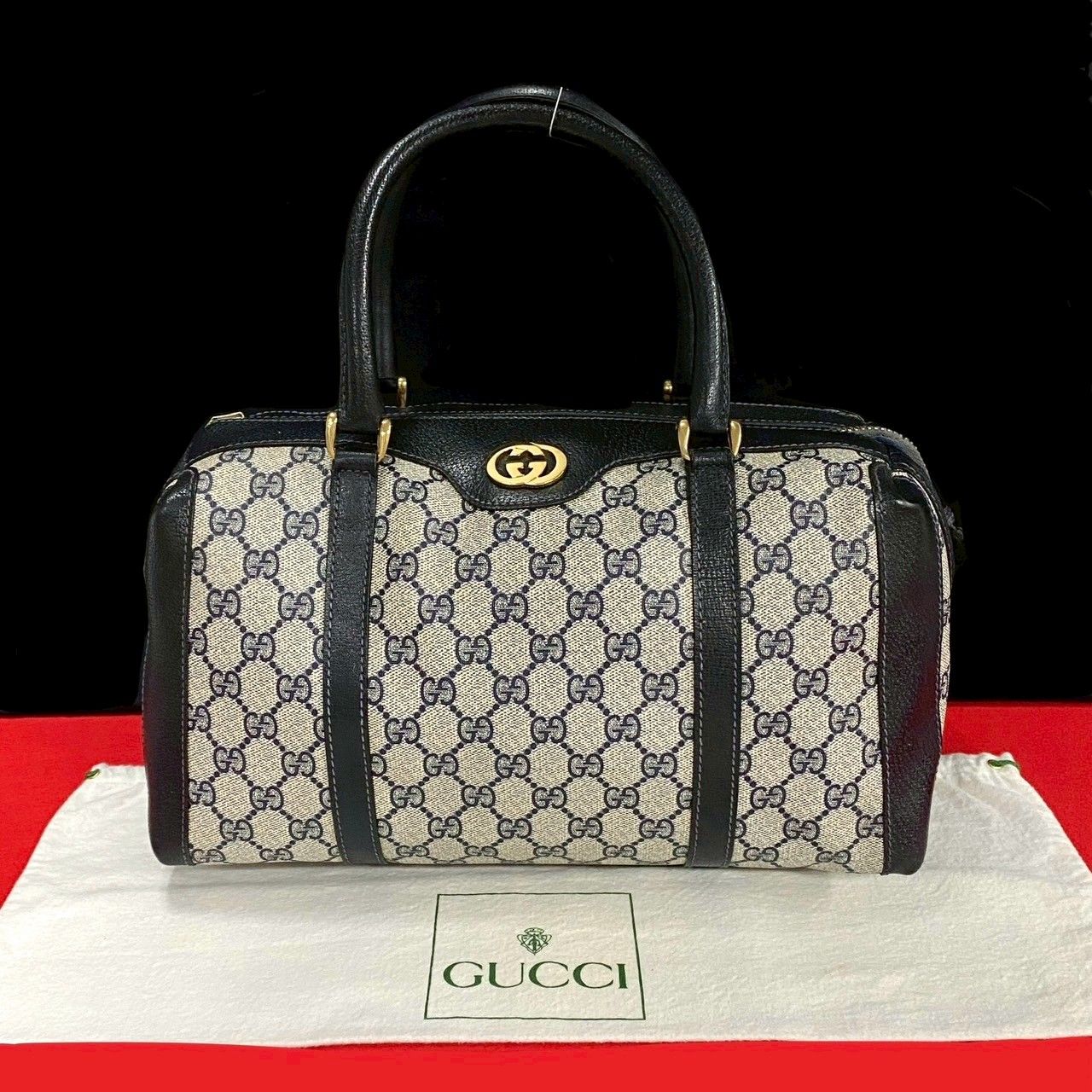極 美品 希少品 GUCCI グッチ オールドグッチ ヴィンテージ GG ロゴ 