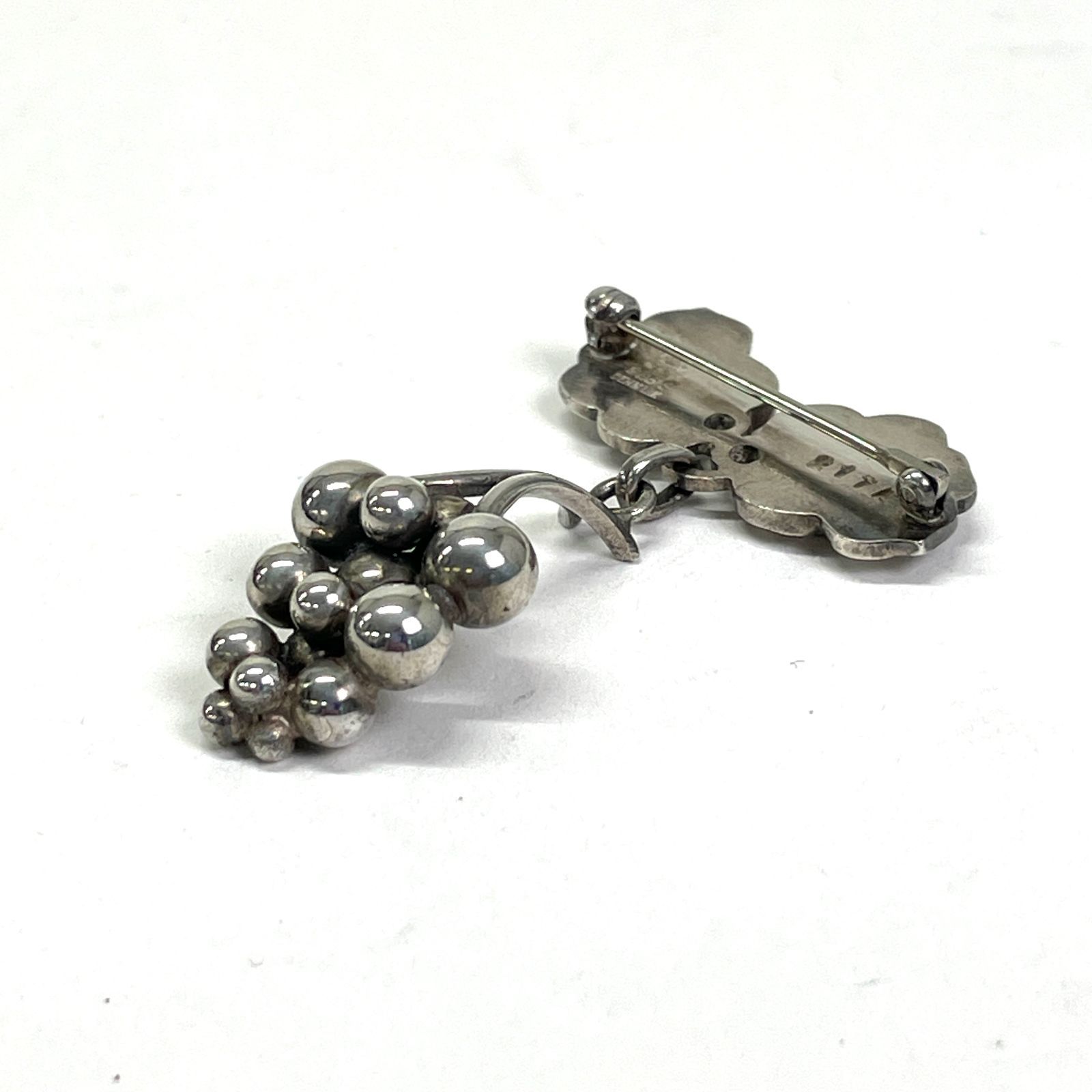 ジョージジェンセン Georg Jensen ブローチ SV925 217A 葡萄 ぶどう
