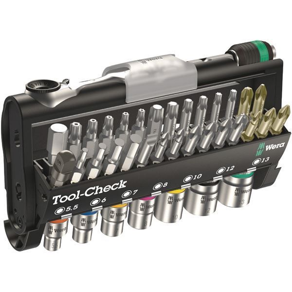 WERA ヴェラ ビットホルダー付き ラチェットセット 073220 工具 ツール DIY 作業工具 道具