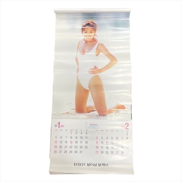 良品 LOVELY 雛形 あきこ 1997 カレンダー グラビア アイドル タレント