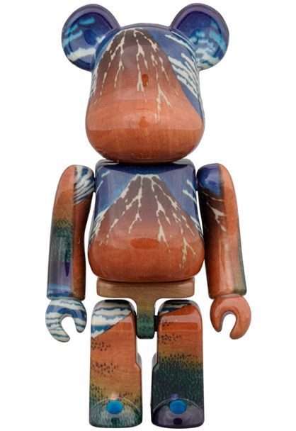 BE@RBRICK - ベアブリック　葛飾北斎　冨嶽三十六景 凱風快晴　100％ &amp; 400％ BE@RBRICK 葛飾北斎 「冨嶽三十六景 凱風快晴」100％ & 400