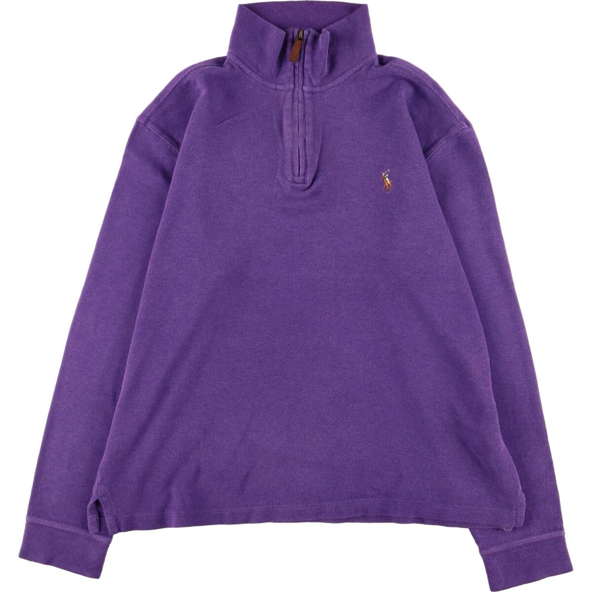 古着 ラルフローレン Ralph Lauren POLO RALPH LAUREN コットンニットハーフジップセーター メンズM /eaa366311 【中古】/eaa366311