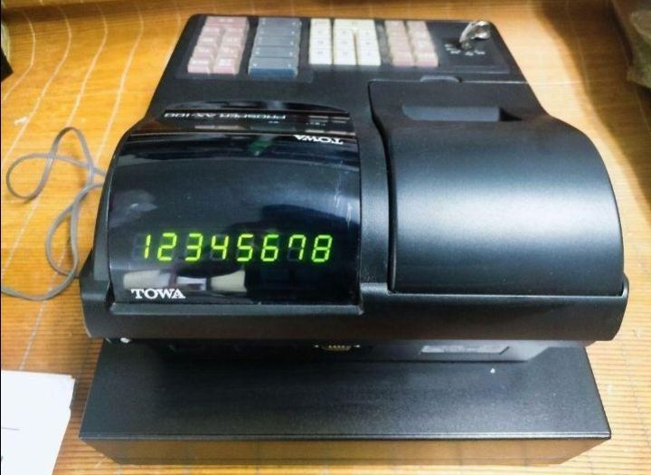 TOWAレジスター　AX-100　中古品　人気機種感熱紙　送料無料　992211 TOWAレジスター AX-100 中古品 人気機種感熱紙 送料無料 992211