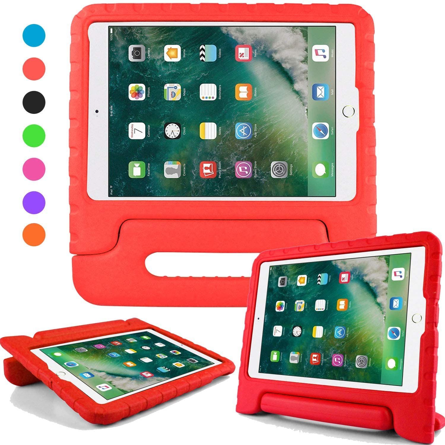 iPad 2021 9世代 iPad 8世代 2020 iPad 7世代 2019 ケース 10.2 インチ iPad Air 3 10.5インチ iPad Pro 10.5 2017 ケース ハンドル付き 超軽量 耐衝撃 スタンド機能 EVA キ