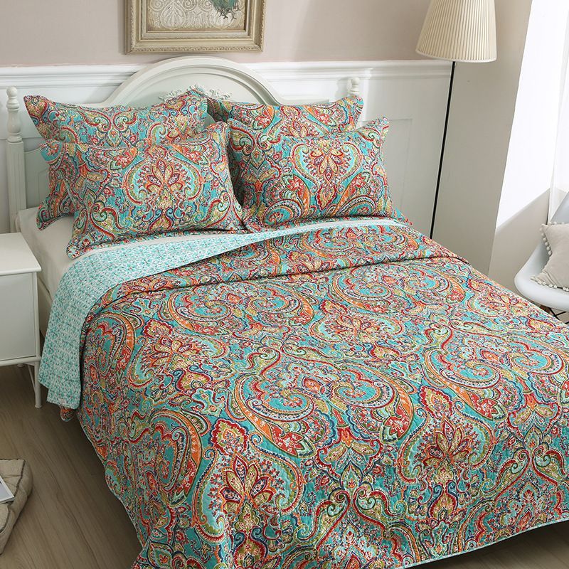 キルトベッドカバー3点セット綿マルチカバー キルティング  lsyy03 キルトベッドカバー3点セット綿マルチカバー キルティング lsyy03