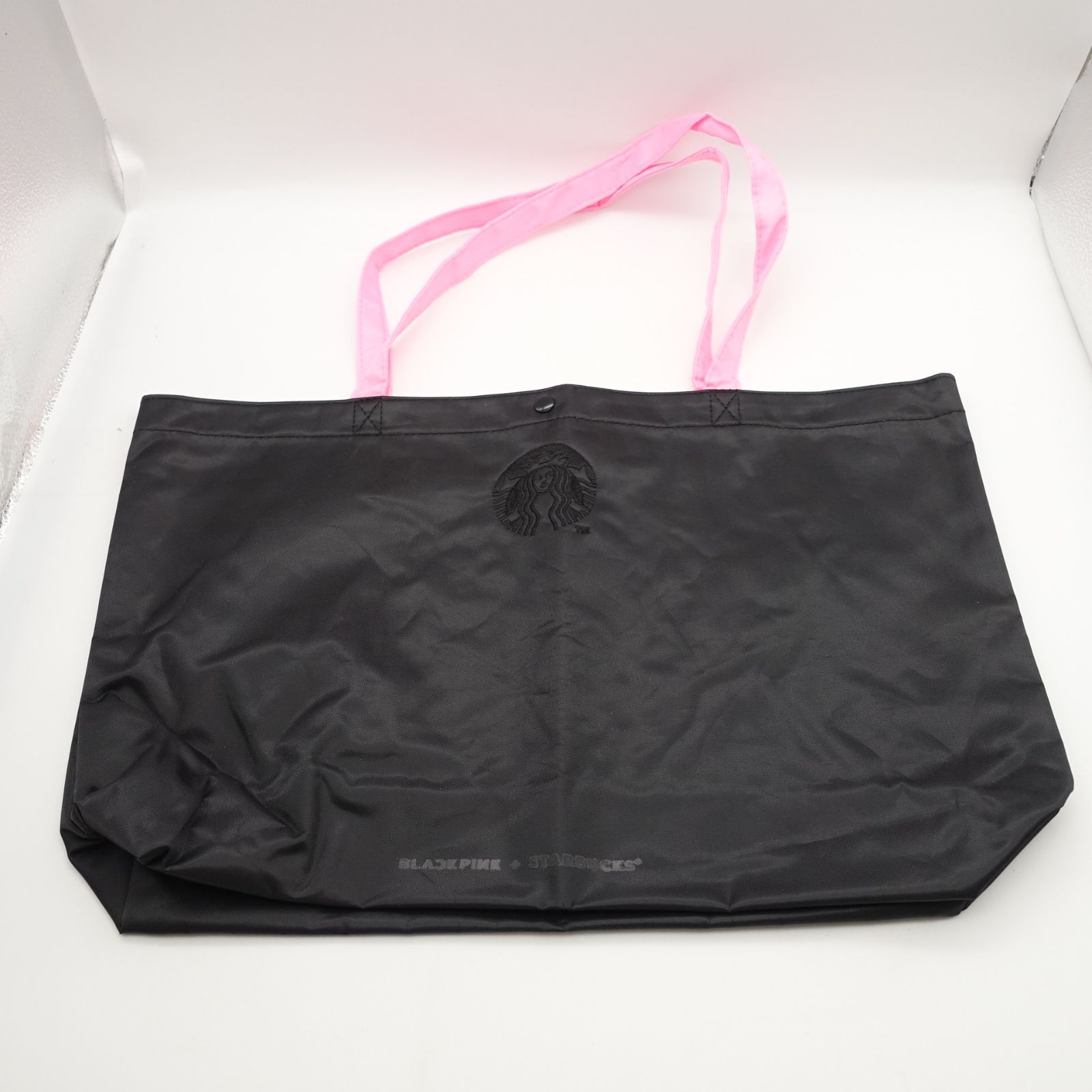 【数々のアワードを受賞】 BLACK PINK × STARBUCKS コラボトート 海外限定 スターバックス アイドル