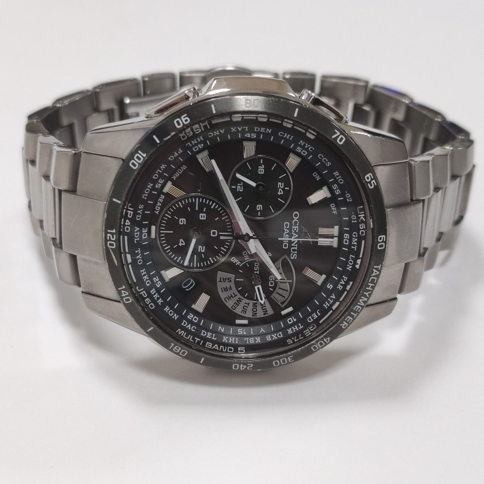 CASIO OCEANUS OCW-M7000 カシオ オシアナス 電波ソーラー 稼働
