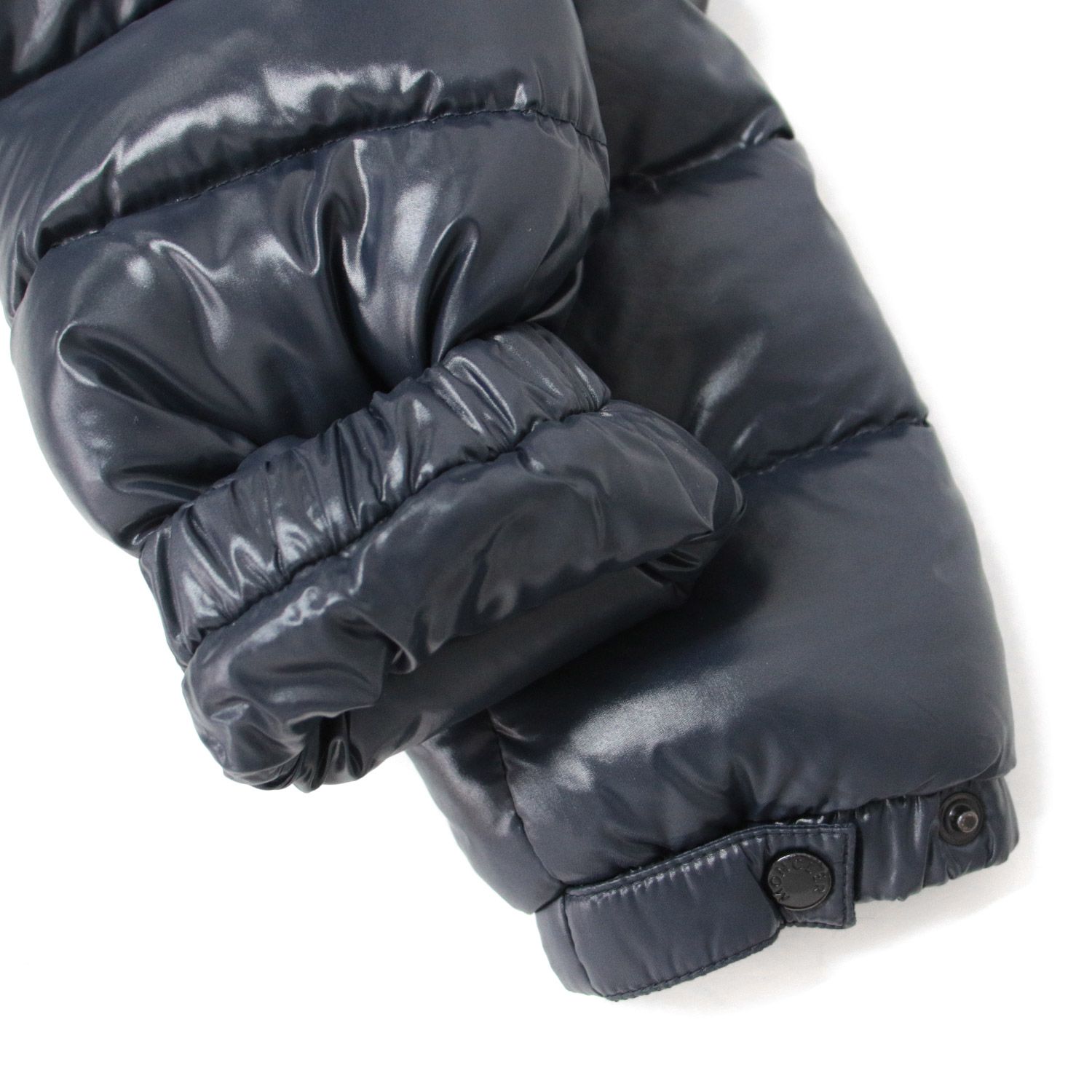 美品 MONCLER モンクレール ダウン ジャケット ブルゾン ネイビー 紺 0 