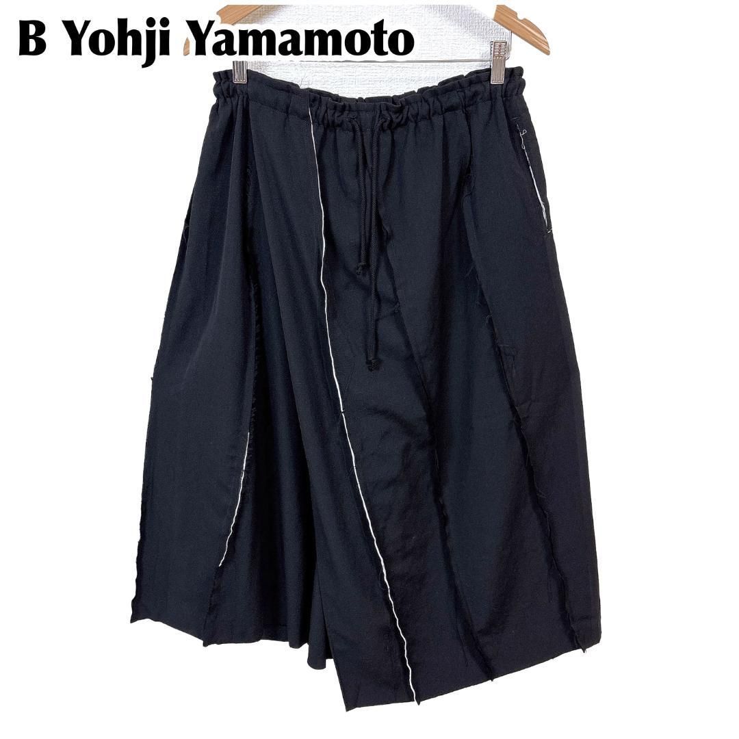 ビーヨウジヤマモト ガウチョワイドパンツ ウエストゴム 1