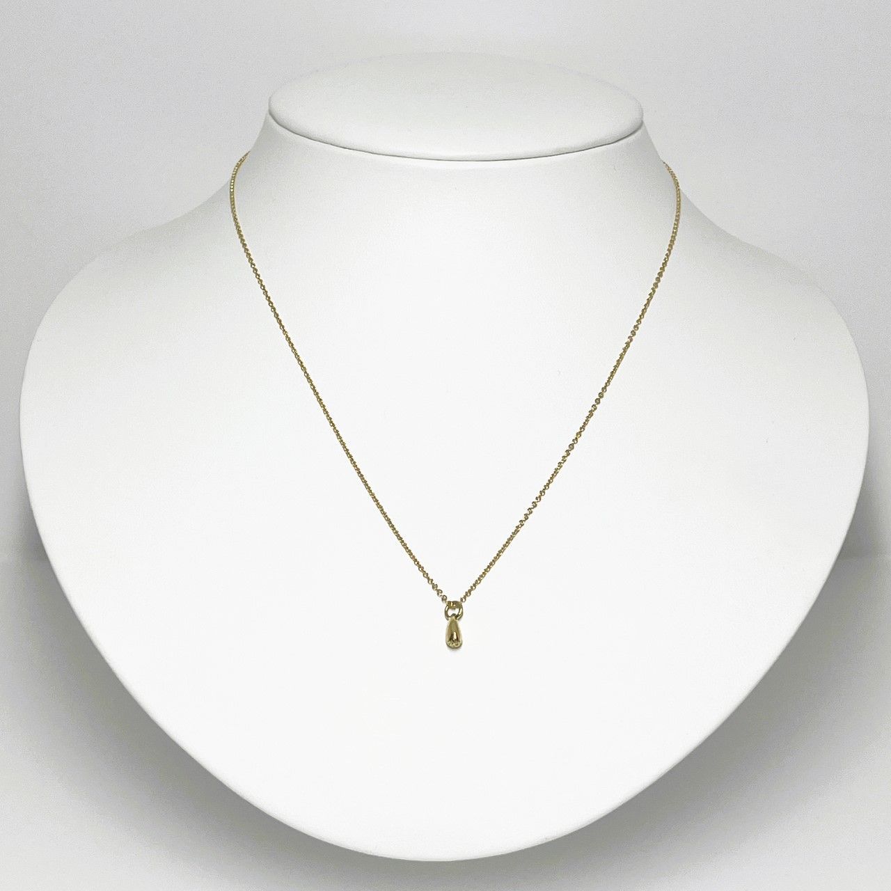 Tiffany&Co. ティファニー ティアドロップ ネックレス 750YG ブランド 