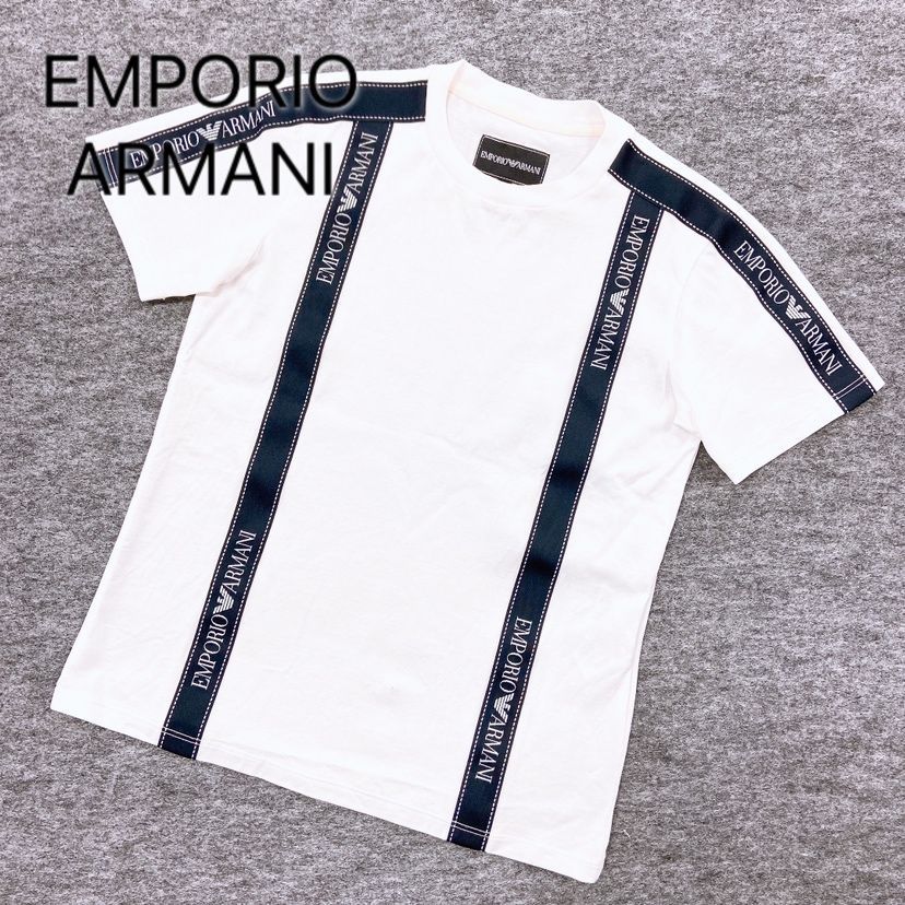 【新品】エンポリオアルマーニ/ジュニア　テーピング・半袖Tシャツ　12A・12歳