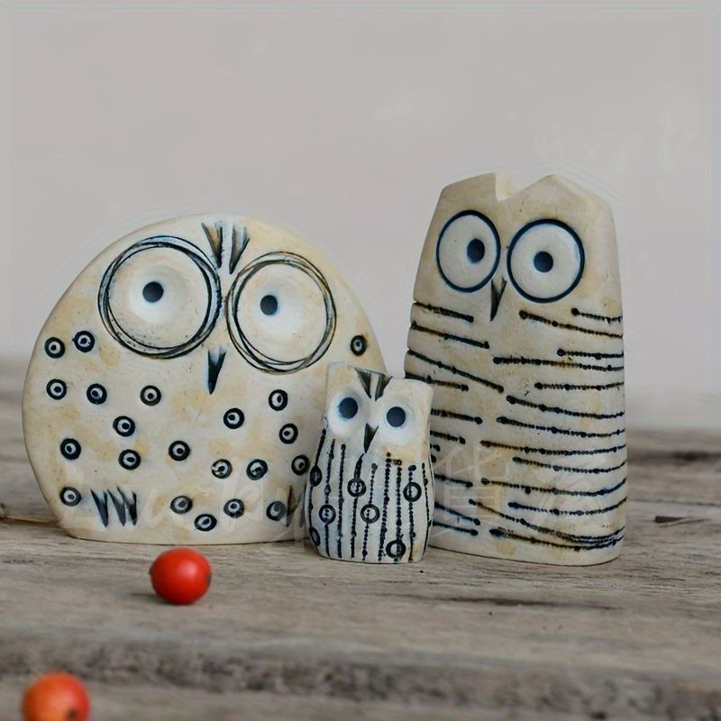 信楽焼 陶器 フクロウ 梟 置物 オブジェ 透かし 工芸品 モダン レトロ 信楽焼 陶器 フクロウ 梟 置物 オブジェ 透かし 工芸品 モダン レトロ