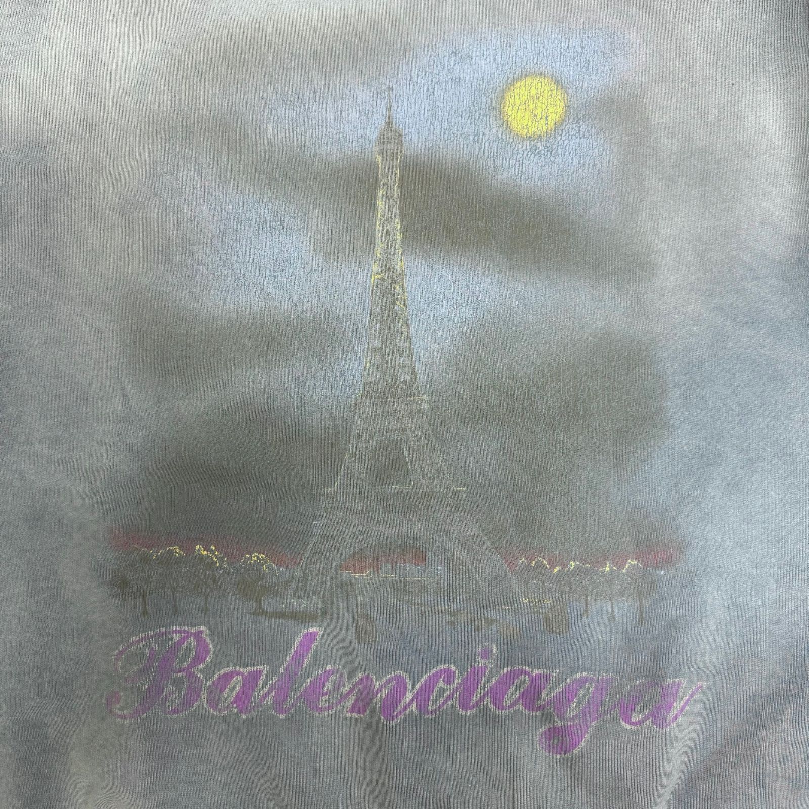 定価199100円 国内正規 BALENCIAGA 24SS Paris Moon Hoodie パリムーン