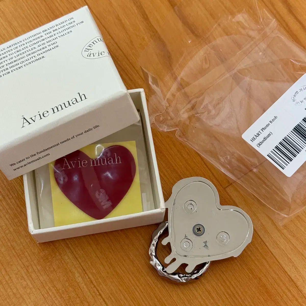 アビエモア ハート ポンノブ ロジウム